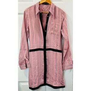 House of Harlow 1960 x Revolve Pink Striped Shirtdress Size M Knee Length